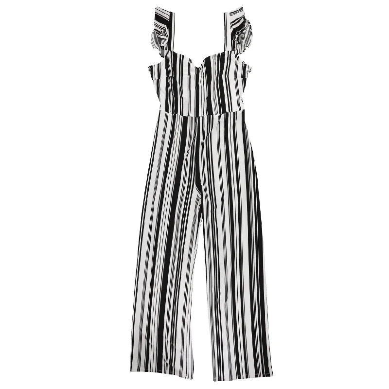 High Street Series Bar Iii Womens Tie-Back Jumpsuit