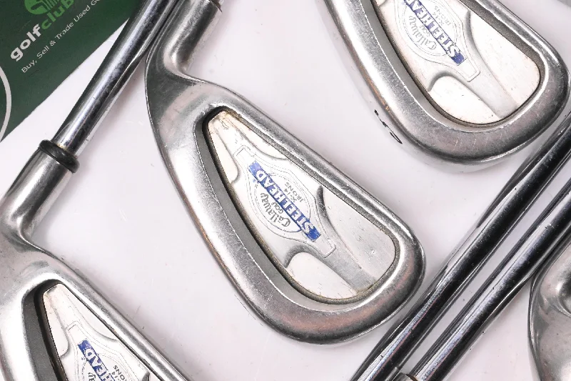Layered Style Callaway X-14 Irons / 3-PW+SW / Regular Flex True Temper Shafts