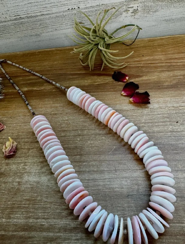 Street Fashion Style 26” Pink Conch Necklace