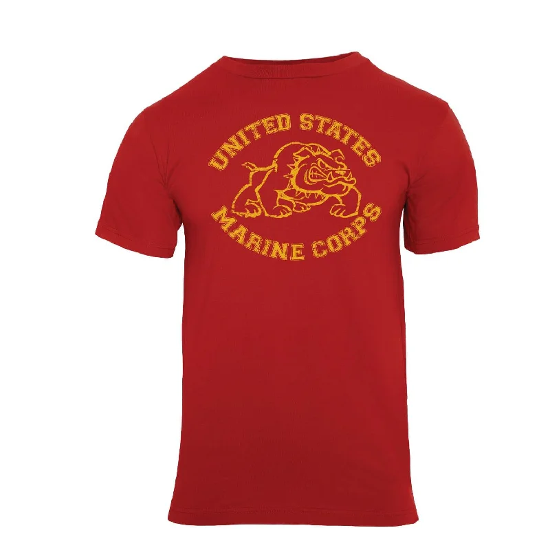Classic Style Vintage U.S. Marine Bulldog T-Shirt by Rothco