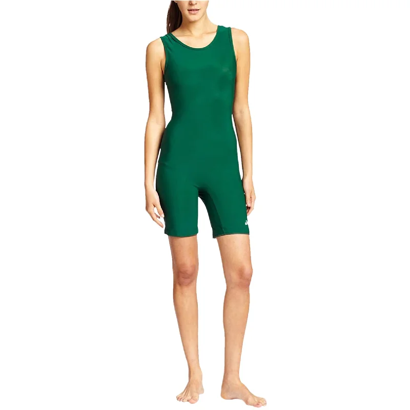 Elegant Tailoring ASICS Womens Wrestling Bodysuit Jumpsuit, Green, XX-Large