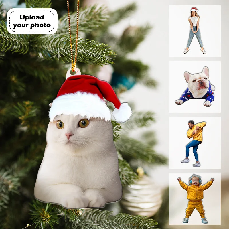 Fashion Expert Custom Photo Body Shaped Acrylic Ornament Christmas Tree Decor