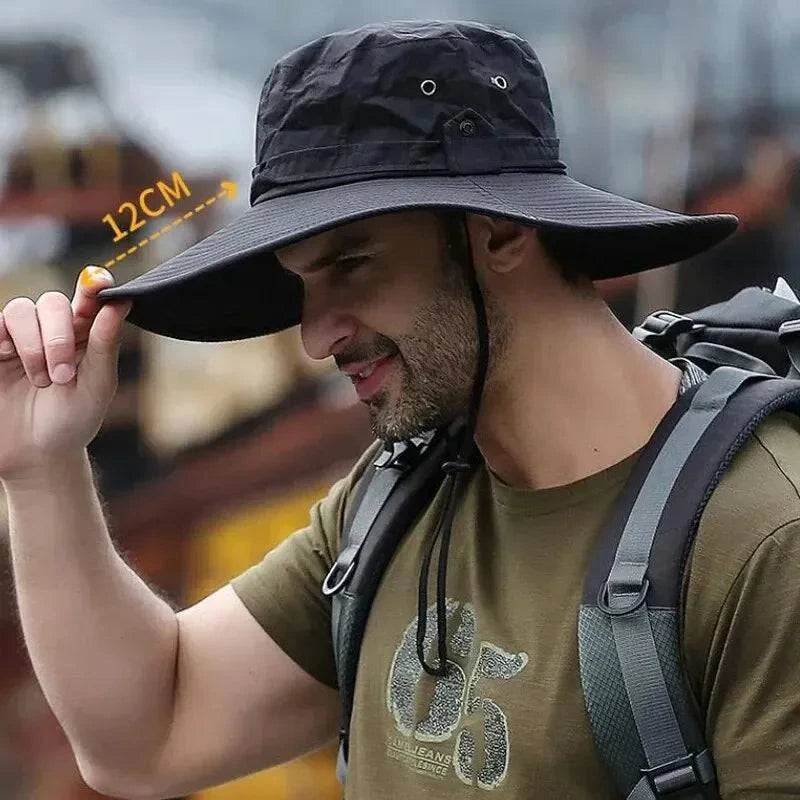 Customized Version New Sun Protection Fishing Hat Summer Breathable Mesh Camping Hiking Caps Anti-UV Sun Hat Mountaineering Caps Men's Panama Hat Customized Version New Sun Protection Fishing Hat Summer Breathable Mesh Camping Hiking Caps Anti-UV Sun Hat Mountaineering Caps Men's Panama Hat
