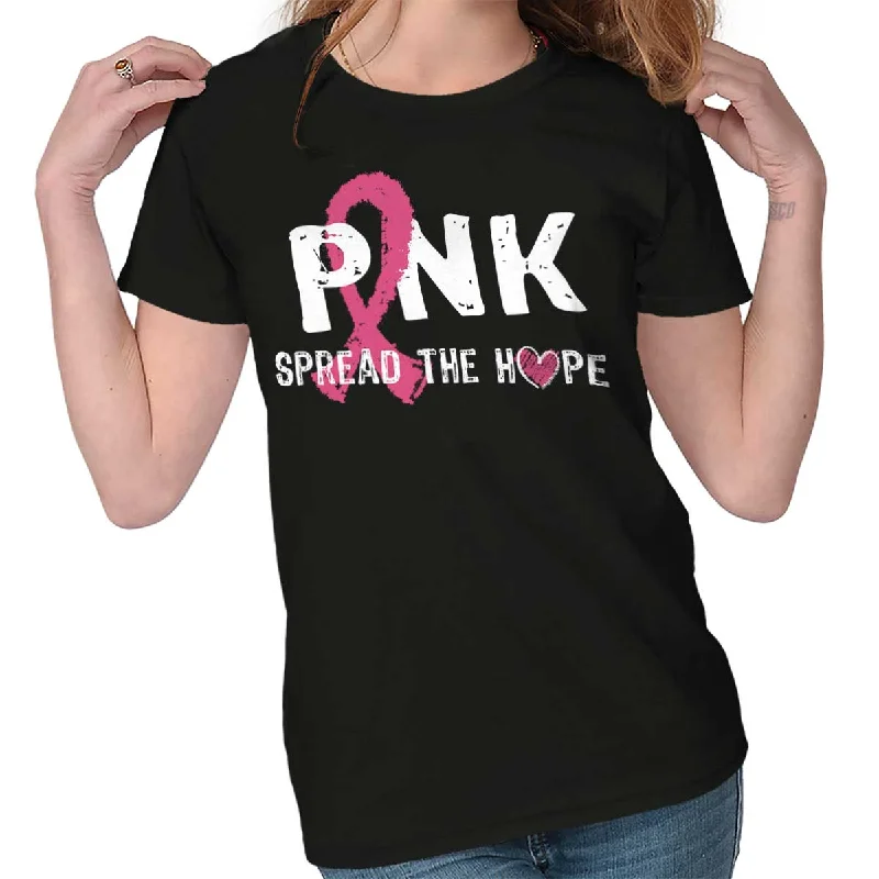 Fashion Innovation Breast Cancer Awareness Ladies T Shirt