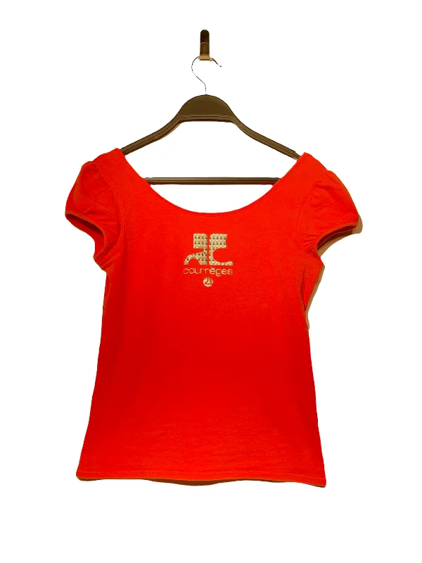 Street Show-off Style courreges21/T-Shirt/38/Graphic/Cotton/ORN