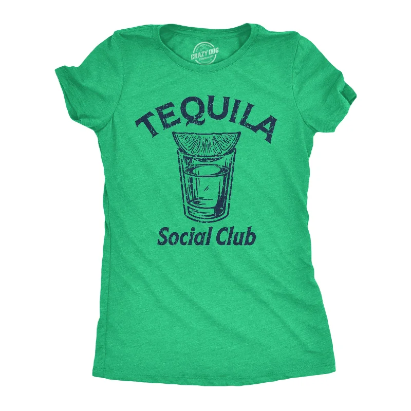 Street Vertical And Horizontal Design Tequila Social Club Women's T Shirt