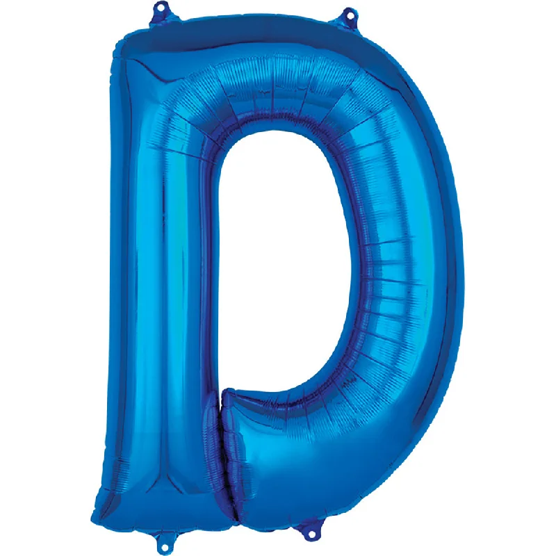Layered Comfort 34 inch LETTER D - ANAGRAM - BLUE