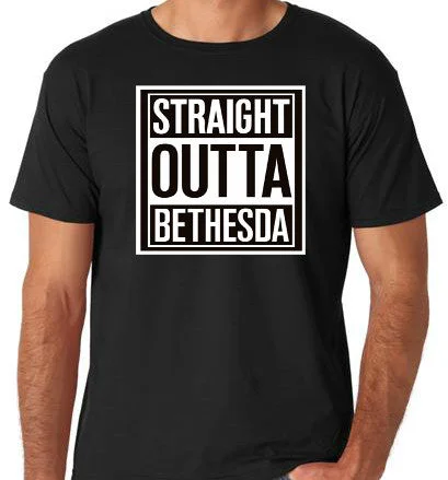 Simple Style Straight Outta Bethesda T-Shirts