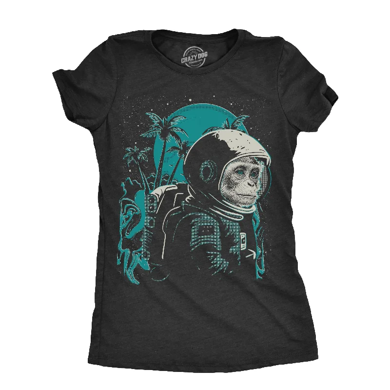 Comfortable Tops Space Monkey Women's T Shirt
