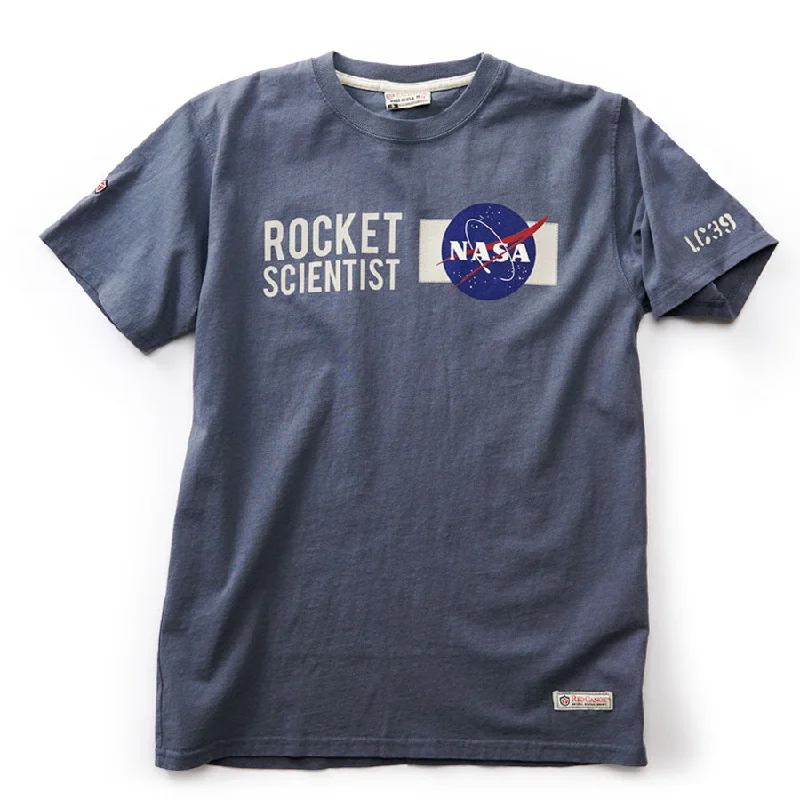 Versatile Items NASA Rocket Scientist Blue T-Shirt