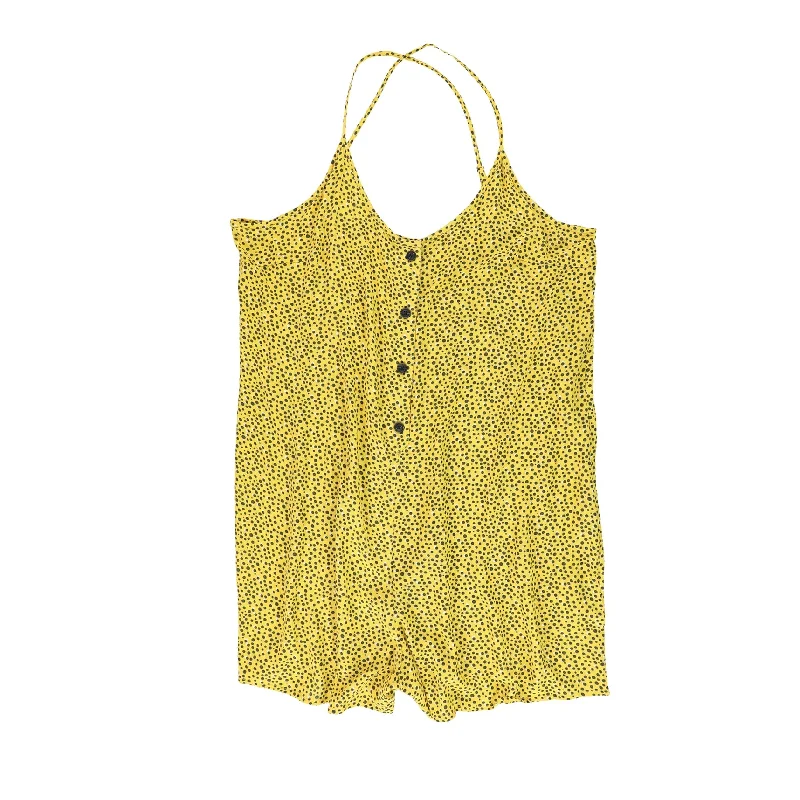 Sports Vitality Style Hurley Womens Cross-Back Romper Jumpsuit