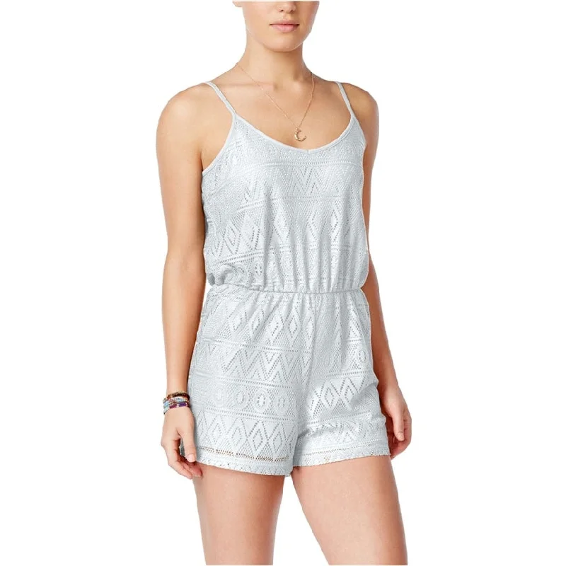 Basic Version Ultra Flirt Womens Lace Romper Jumpsuit