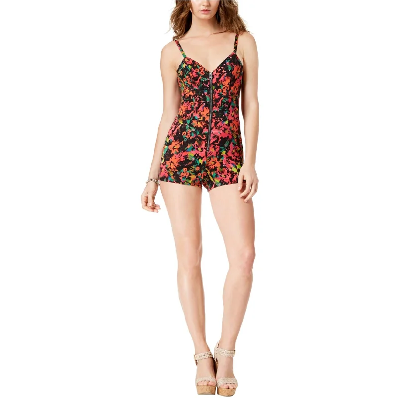 Cozy Pants GUESS Womens Lucid Jungle Romper Jumpsuit, Multicoloured, X-Large