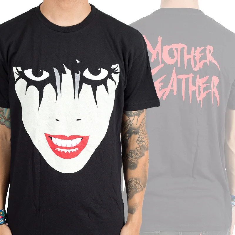 Retro Lace Fabric Mother Feather "Face" T-Shirt