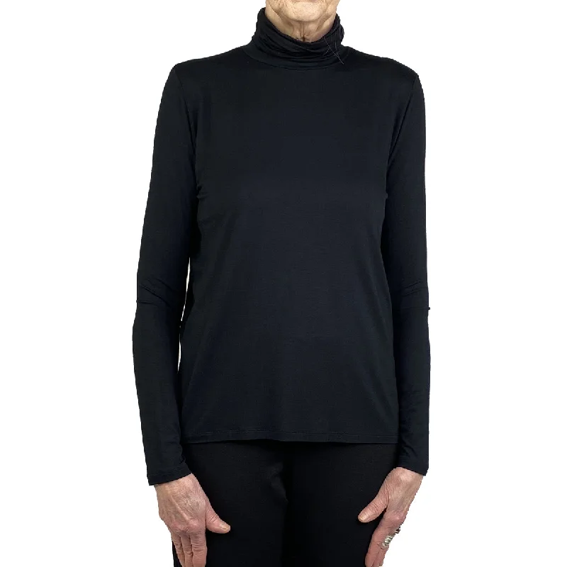 Cozy Fit SOFT TOUCH BACK PLEAT TURTLENECK T-SHIRT