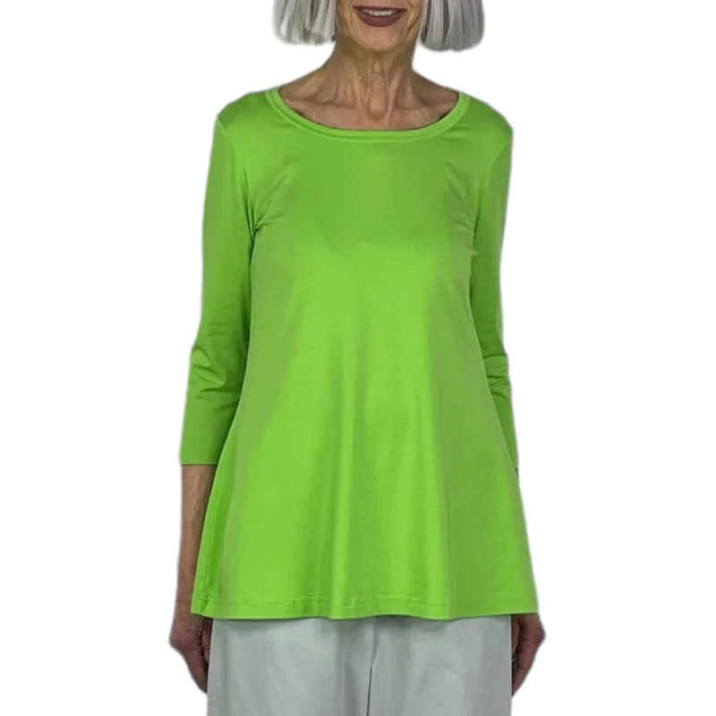 Soft Looks 3/4 SLEEVE A-LINE T-SHIRT
