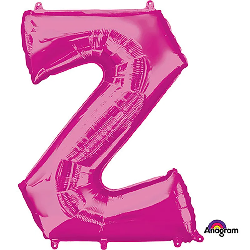 British casual 34 inch LETTER Z - ANAGRAM - PINK