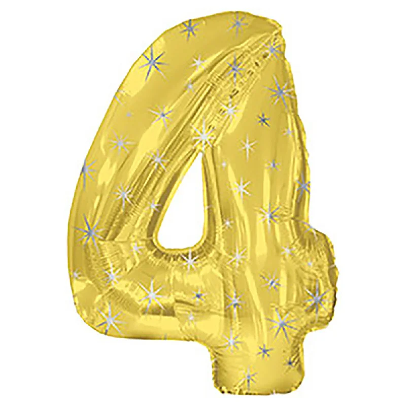 Comfortable Wear 38 inch NUMBER 4 - GOLD SPARKLE
