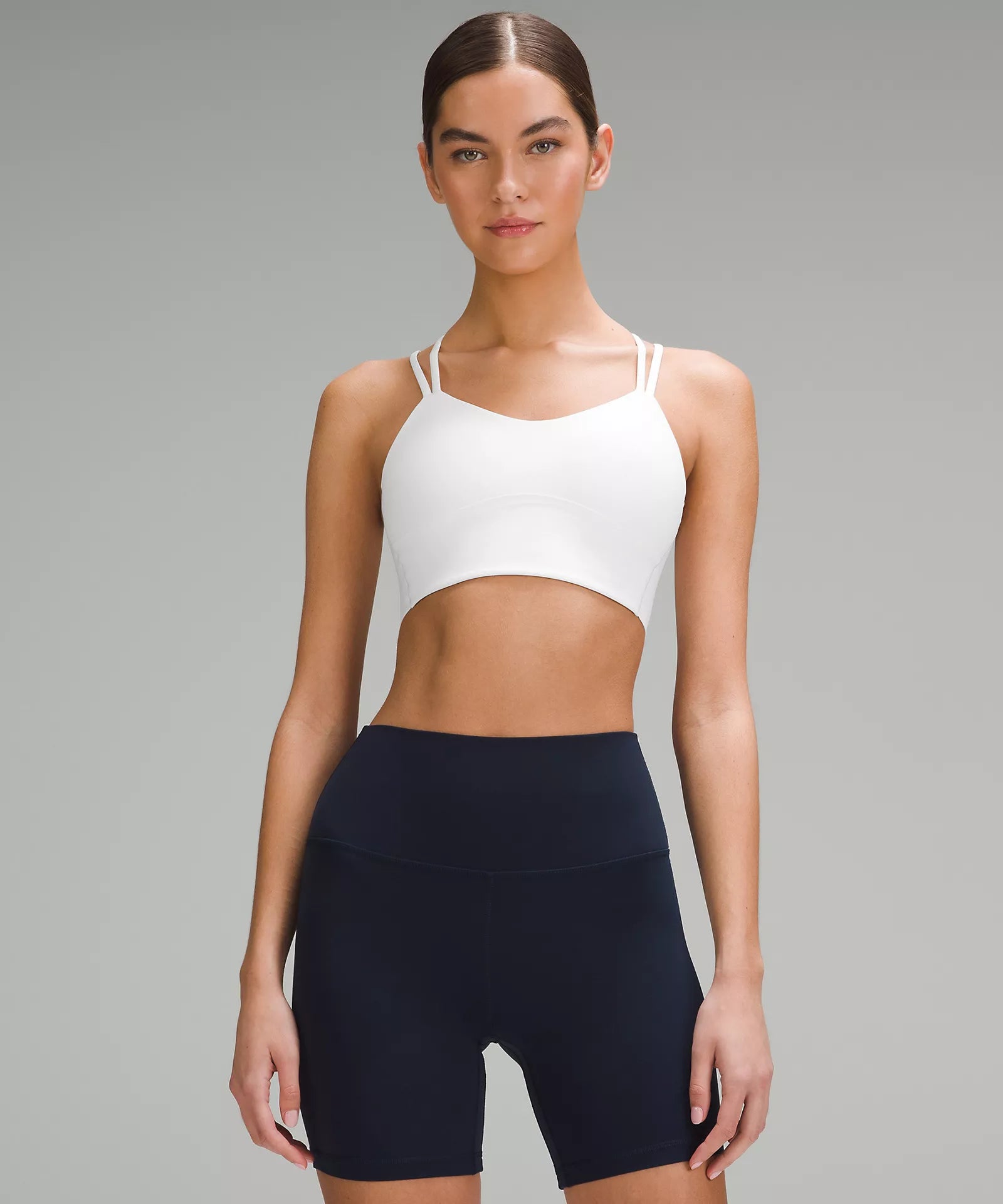 Affordable selection Like a Cloud Longline Bra *Light Support, B/C Cup | White
