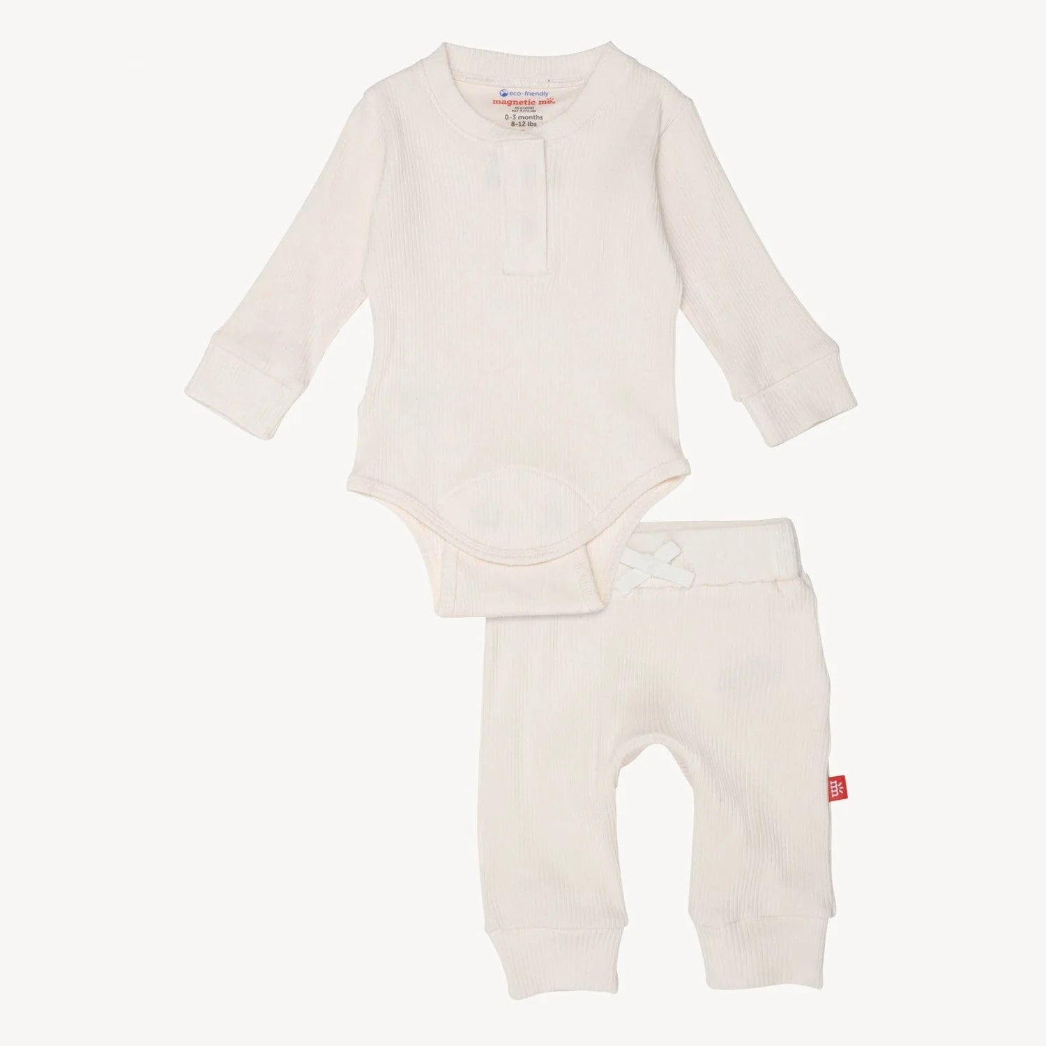 Elegant Wear Magnetic Me LS Bodysuit & Pant | Whipped Cream