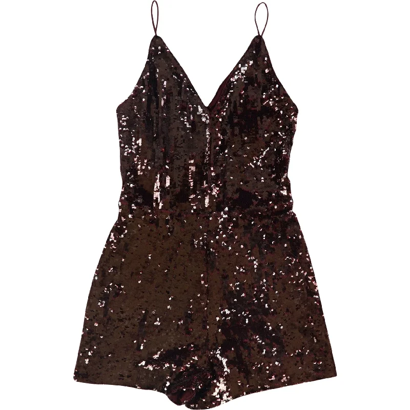 Celebrity Style Guess Womens Sequined Romper Jumpsuit