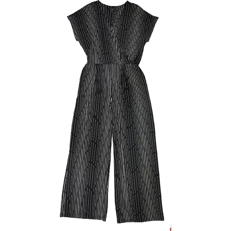 Elegant Style Alfani Womens Wide Leg Jumpsuit, Black, Medium