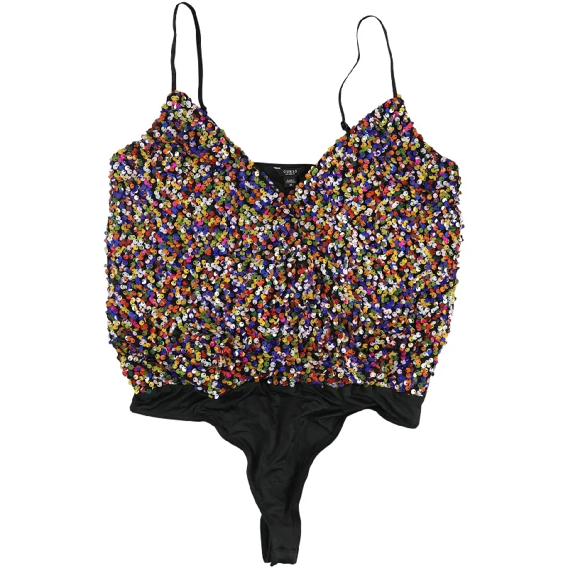 Street Style GUESS Womens Rico Bodysuit Jumpsuit, Multicoloured, Medium