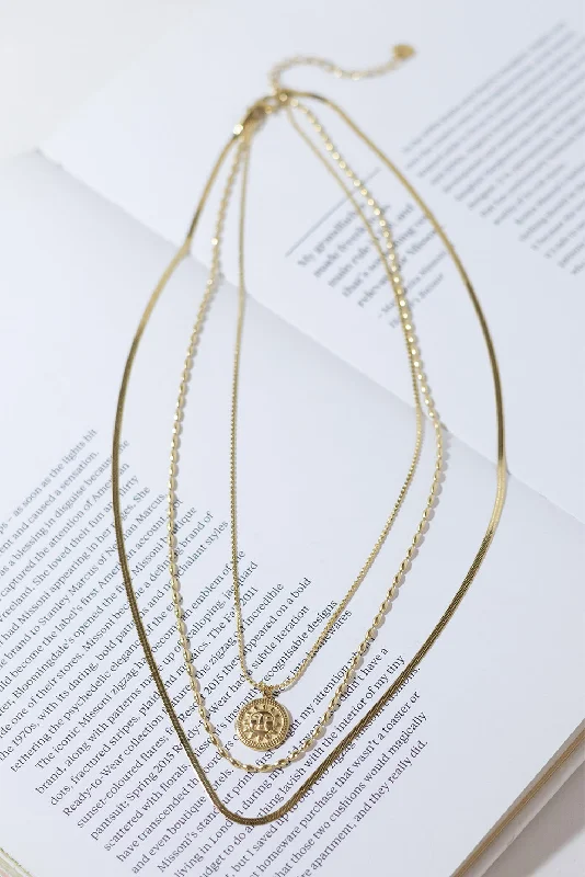 Sweet Girl GOLD PLATED HELIOS NECKLACE