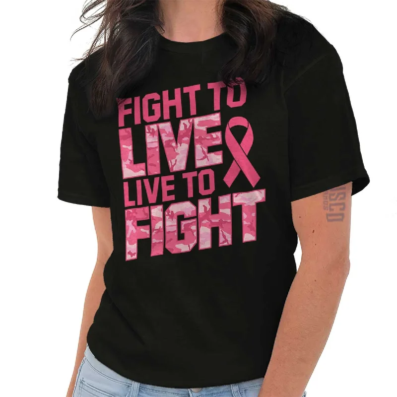 High Street Design Breast Cancer Awareness T Shirt