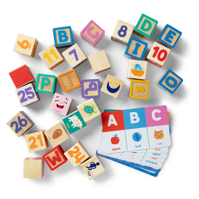 Weekend Wear Ms. Rachel Blocks + Activity Cards