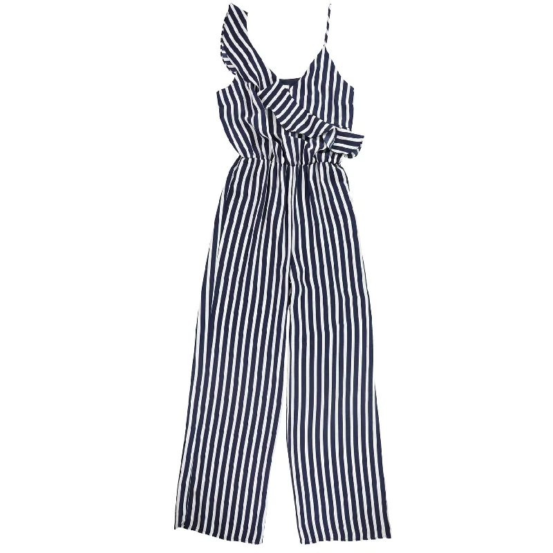 Unique Fashion Bar Iii Womens Ruffle Jumpsuit