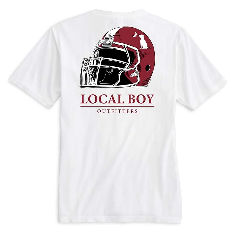 Exquisite Tailoring Garnet Gameday Helmet Short Sleeve T-Shirt