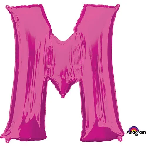 Fashion Style 34 inch LETTER M - ANAGRAM - PINK