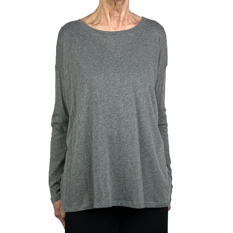 Casual Choice COTTON/CASHMERE CREWNECK T-SHIRT