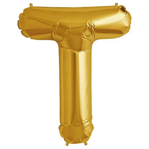 Simple Elegance 34 inch LETTER T - NORTHSTAR - GOLD