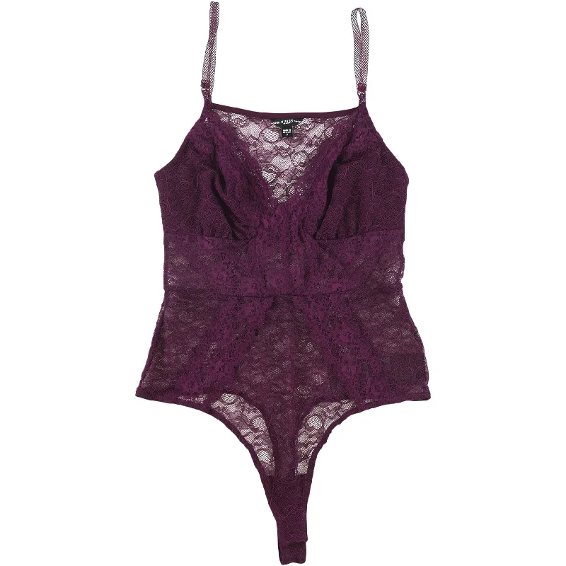 Cozy Vibes Guess Womens Lace Thong Bodysuit Jumpsuit