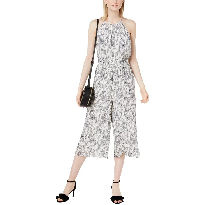 Retro Skirt Design maison Jules Womens Pleated Jumpsuit, White, 12