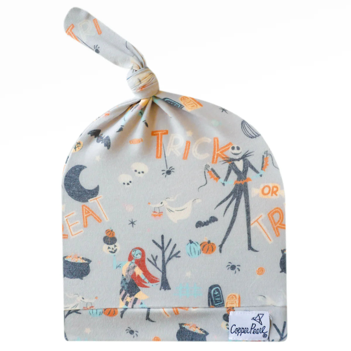 Must-have For Autumn And Winter Copper Pearl Top Knot Hat | Nightmare Before Christmas