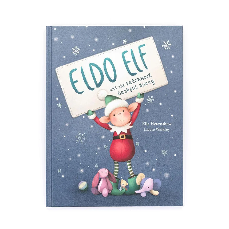 Sports Comfort Style Jellycat Eldo Elf and the Patchwork Bashful Bunny Book
