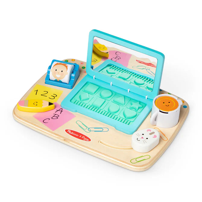Stylish Wear Wooden Work & Play Desktop Activity Board
