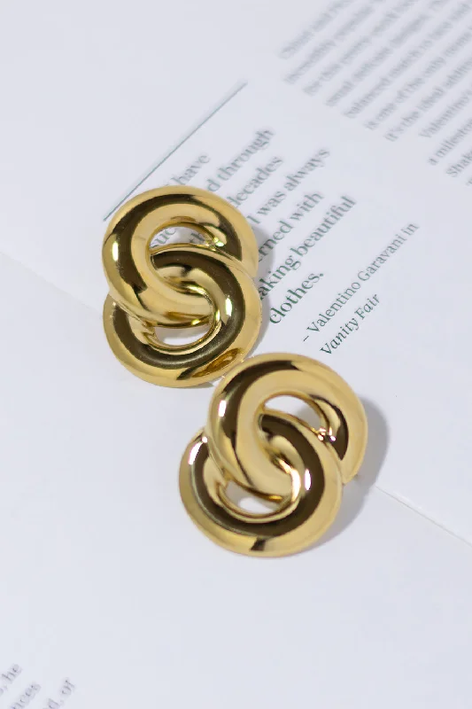 Classic Style GOLD PLATED EIGHT EARRINGS