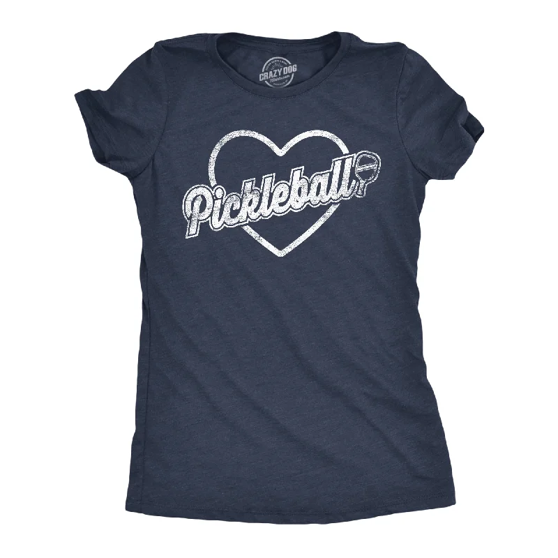Classic Color Pickleball Heart Women's T Shirt