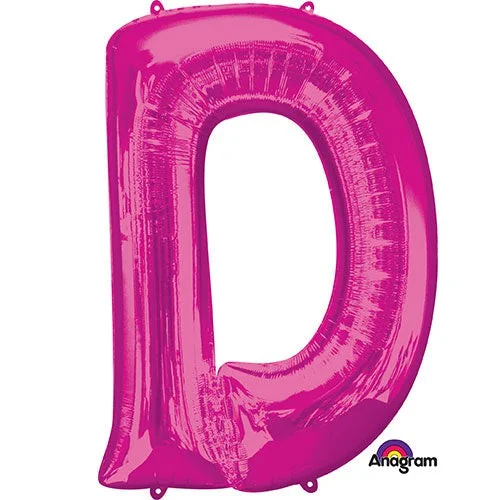 All-Day Wear 34 inch LETTER D - ANAGRAM - PINK