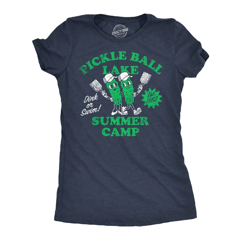 European Plan Pickleball Lake Summer Camp Women's T Shirt