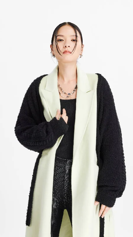 Soft Wear Feather Yarn Cardigan