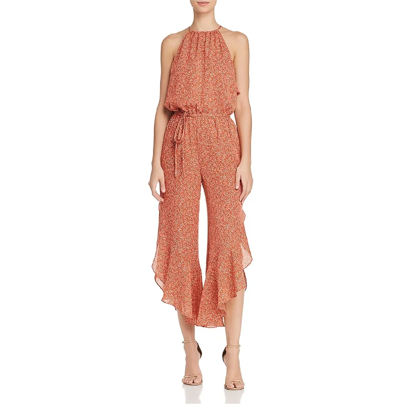 Comfortable Looks Joie Womens Sleeveless Jumpsuit, Orange, X-Small