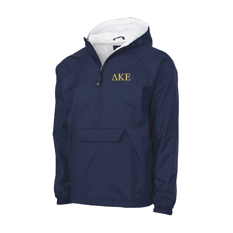 Cozy Outfit Delta Kappa Epsilon Flannel Lined Windbreaker - Letters