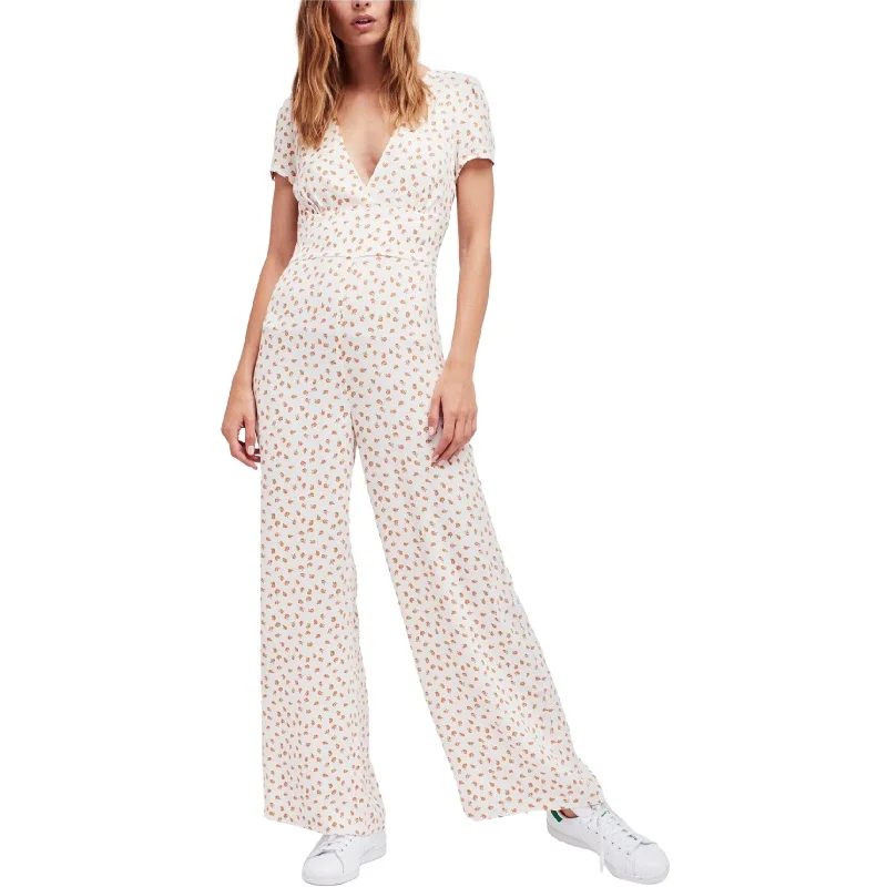 High-quality fabrics Free People Womens Mia Jumpsuit, Off-White, 8