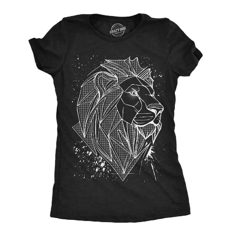 Soft Touch 3D Lion Women's T Shirt