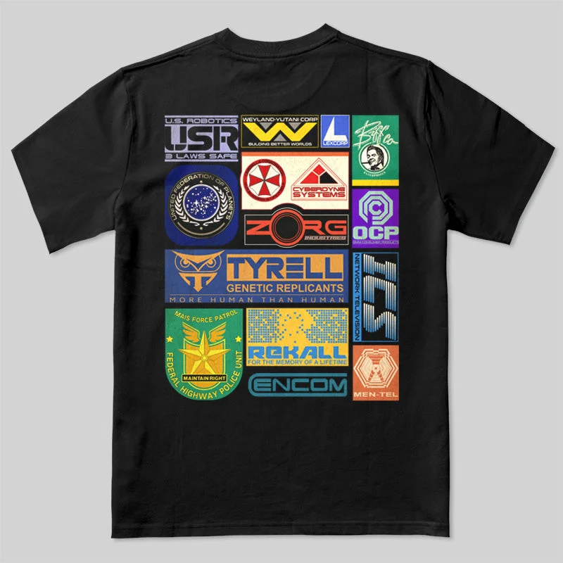 Retro Dress Scifi Corporation Building Better World T-Shirt